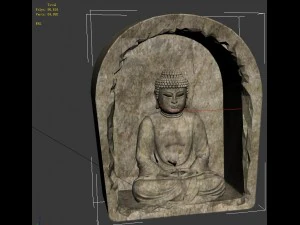 zen - wall buddha 3D Model