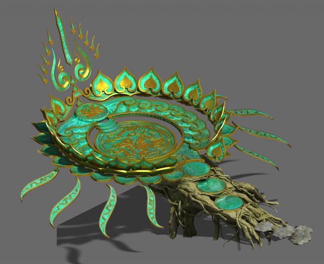 zen - lotus Modèle 3D .c4d .max .obj .3ds .fbx .stl .blend 