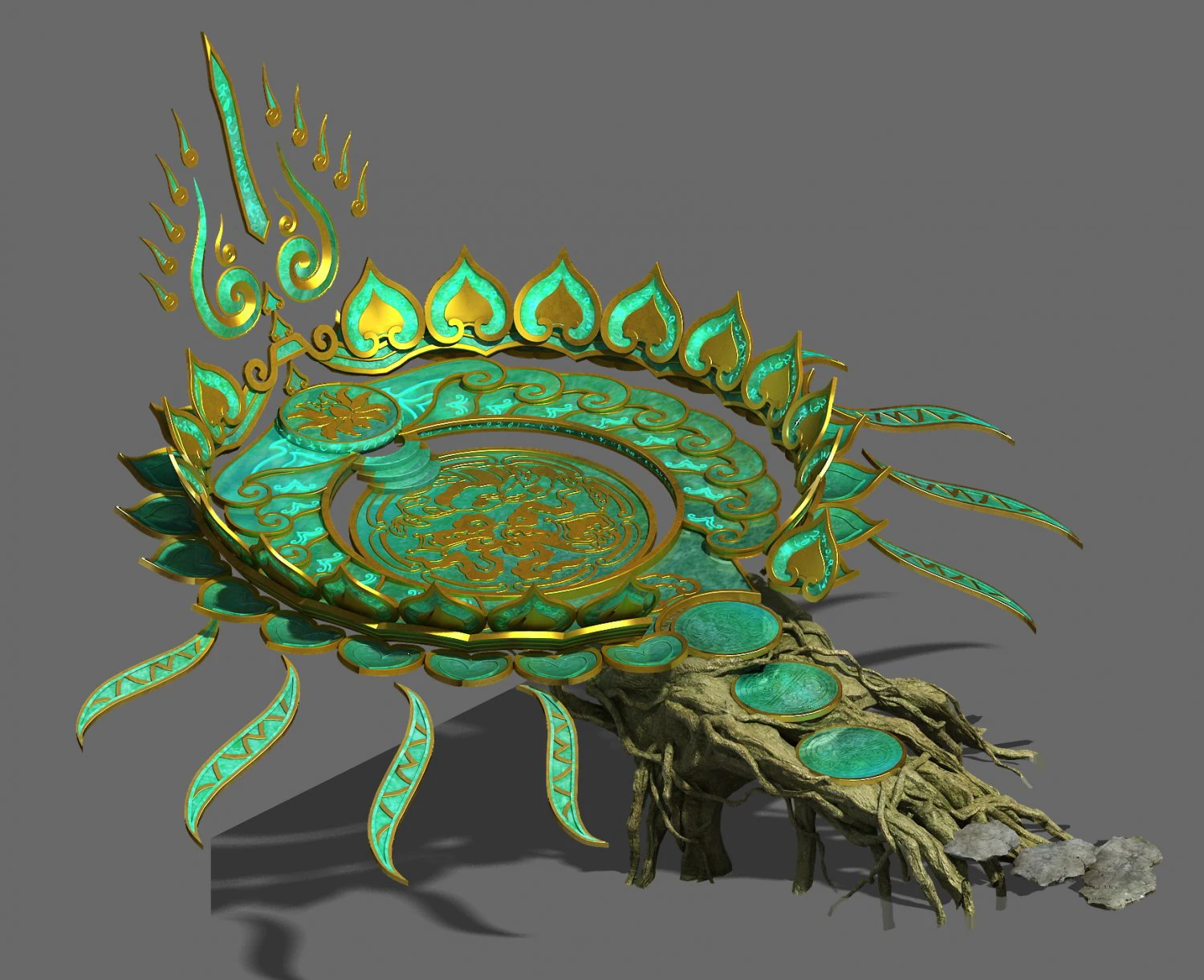 zen - lotus 3D Model .c4d .max .obj .3ds .fbx .stl .blend