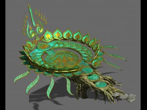 ज़ेन - कमल 3D मॉडल