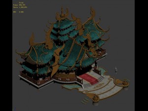 zen - the main hall 3D 모델