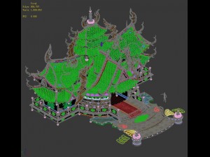 zen - the main hall 3D 모델