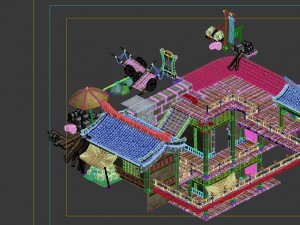 game model - city warehouse 3D Model