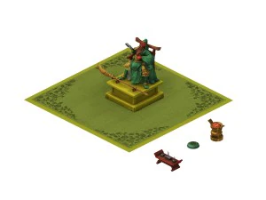 game model - city of large gang architecture 3D Model