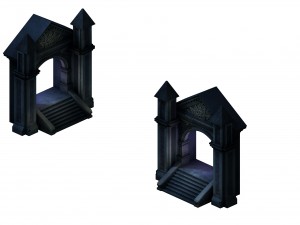 city underground city palace - shimen Model 3D