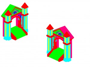 city underground city palace - shimen 3D Модель