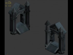 city underground city palace - shimen 3D Модель