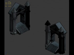 city underground city palace - shimen 3D Модель