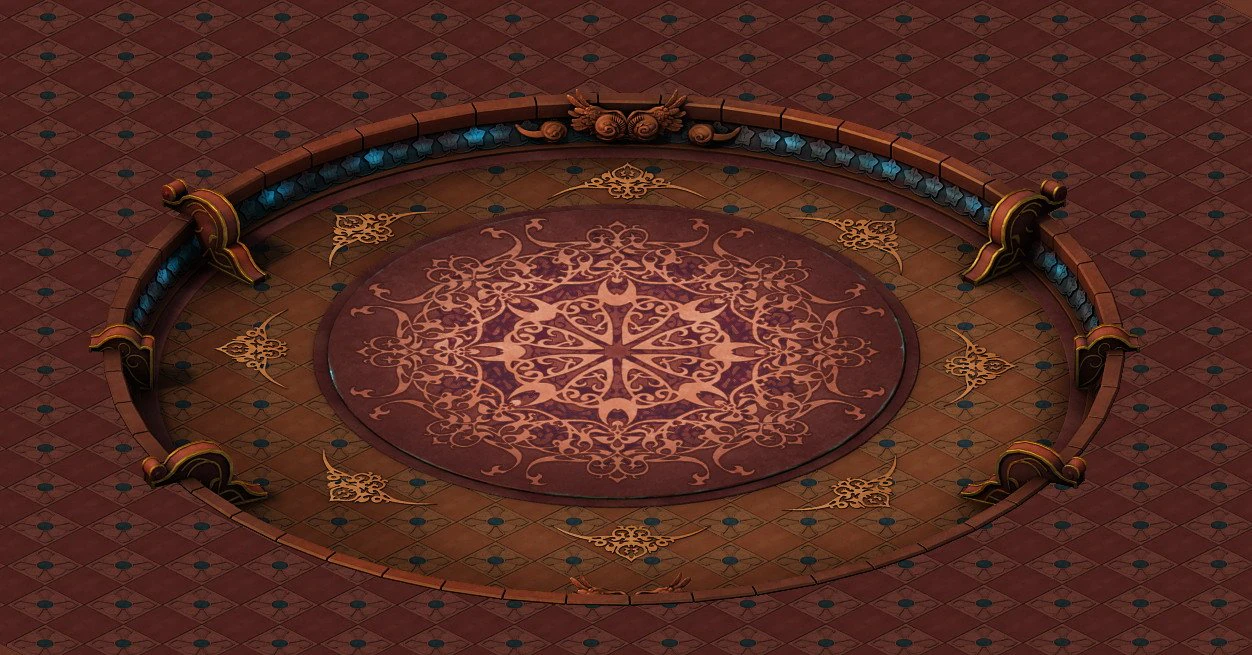 city underground palace - surface pits 3D Model .c4d .max .obj .3ds .fbx .stl .blend 