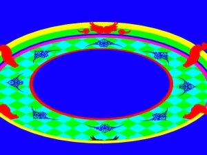 city underground palace - surface pits 3D Model