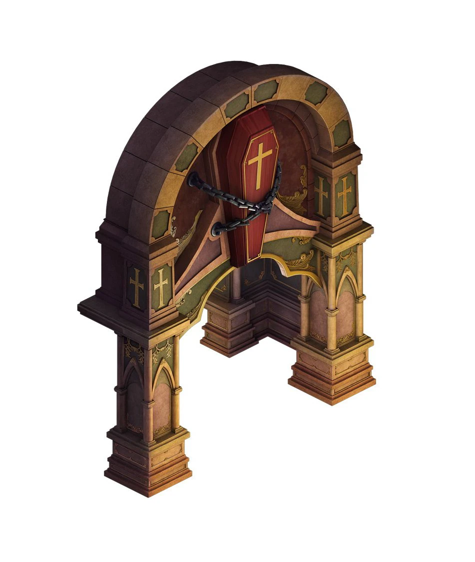 city underground palace - shimen - coffin 3D Model .c4d .max .obj .3ds .fbx .stl .blend 