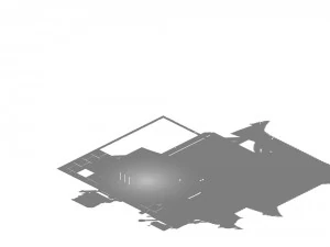 game model - city - clothing store 3D Model