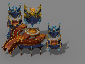 urban high building - sightseeing platform 3D Model