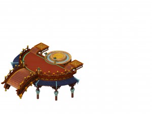 urban high building - sightseeing platform 3D Model