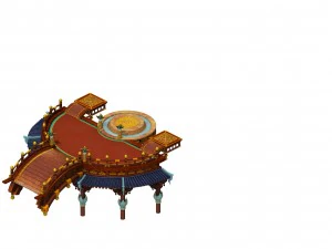 urban high building - sightseeing platform 3D Model