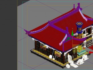 game model - urban construction gem mosaic shop Modelo 3D