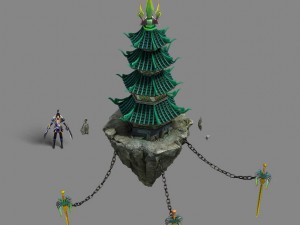 urban architecture - contest ring platform 3D 모델