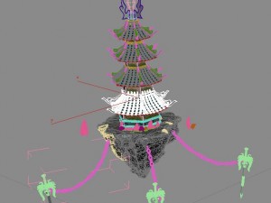 urban architecture - contest ring platform 3D 모델