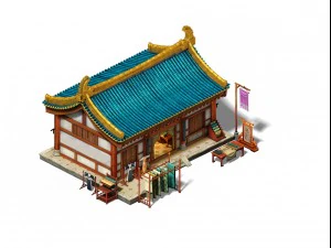 city building - tailor 03 3D Model