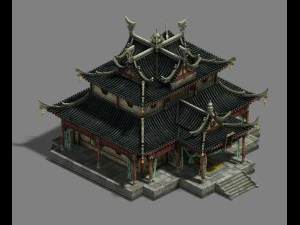 शहर की इमारतें - बड़े घर 16 3D मॉडल