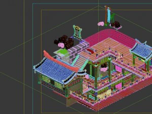 urban building - underground warehouse 3D Model