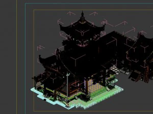 game model - city building - building materials sh 3D Model