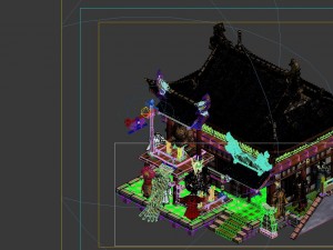 city building - armor shop Modelo 3D