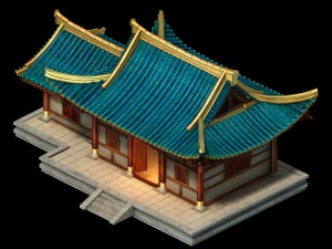 नगर भवन - आवास 01 3D मॉडल