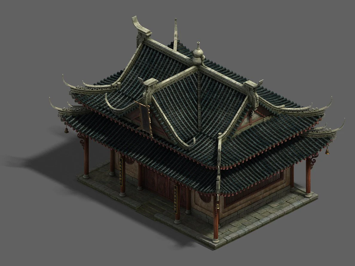 urban architecture - residential 19 3D Model .c4d .max .obj .3ds .fbx .stl .blend 