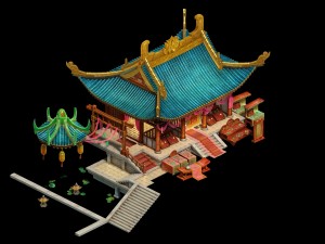 city building - jewelry shop 03 Modèle 3D