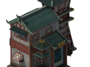 city building - forging shop 3D Model