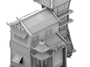 city building - forging shop 3D मॉडल