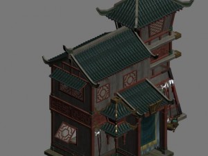 city building - forging shop 3D मॉडल