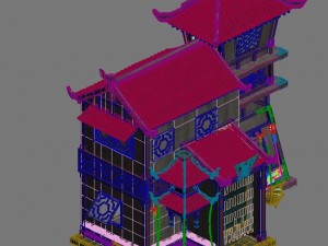 city building - forging shop 3D मॉडल