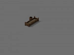 city building - pig farm 3D Model