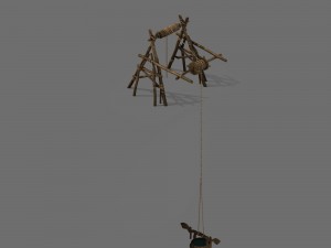 city building - pig farm Modelo 3D