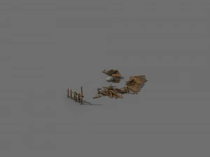 city building - pig farm 3D Model
