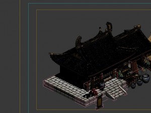 city architecture - grocery 3D 모델