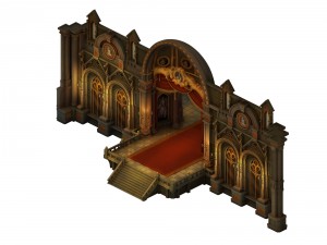 city churches - entrance 3D 모델