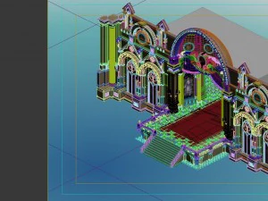 city churches - entrance 3D Model