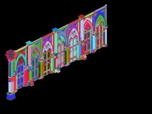 city churches - walls 3D Model