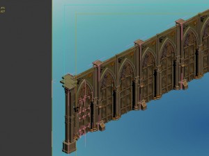 city churches - walls 3D मॉडल