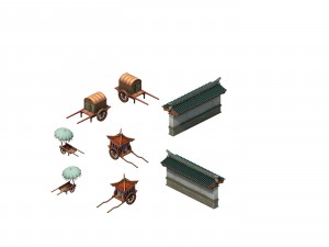 game model - city - inn 3D 모델