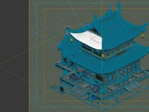 game model - city - inn 3D Model