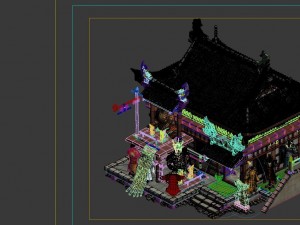 game model - city armor shop equipment shop 3D मॉडल