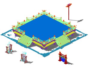 game model - city - contest 3D Модель