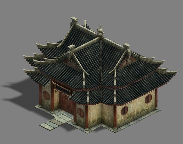 city - residential 18 Modello 3D .c4d .max .obj .3ds .fbx .stl .blend 