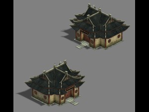 city - residential 18 Modello 3D