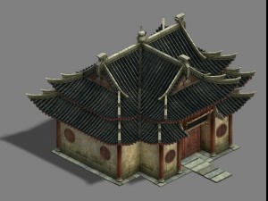 city - residential 18 Modello 3D