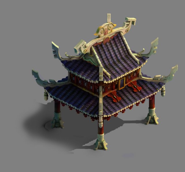city - archway 3D Model .c4d .max .obj .3ds .fbx .stl .blend 